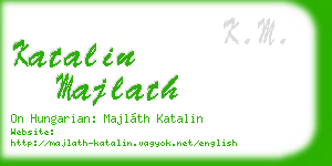 katalin majlath business card